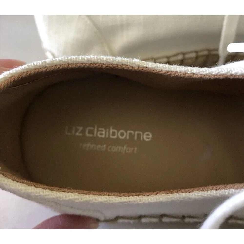 Liz Claiborne Women's Refined Memory LC Leckie Espadrille Canvas Sneaker 11 Med